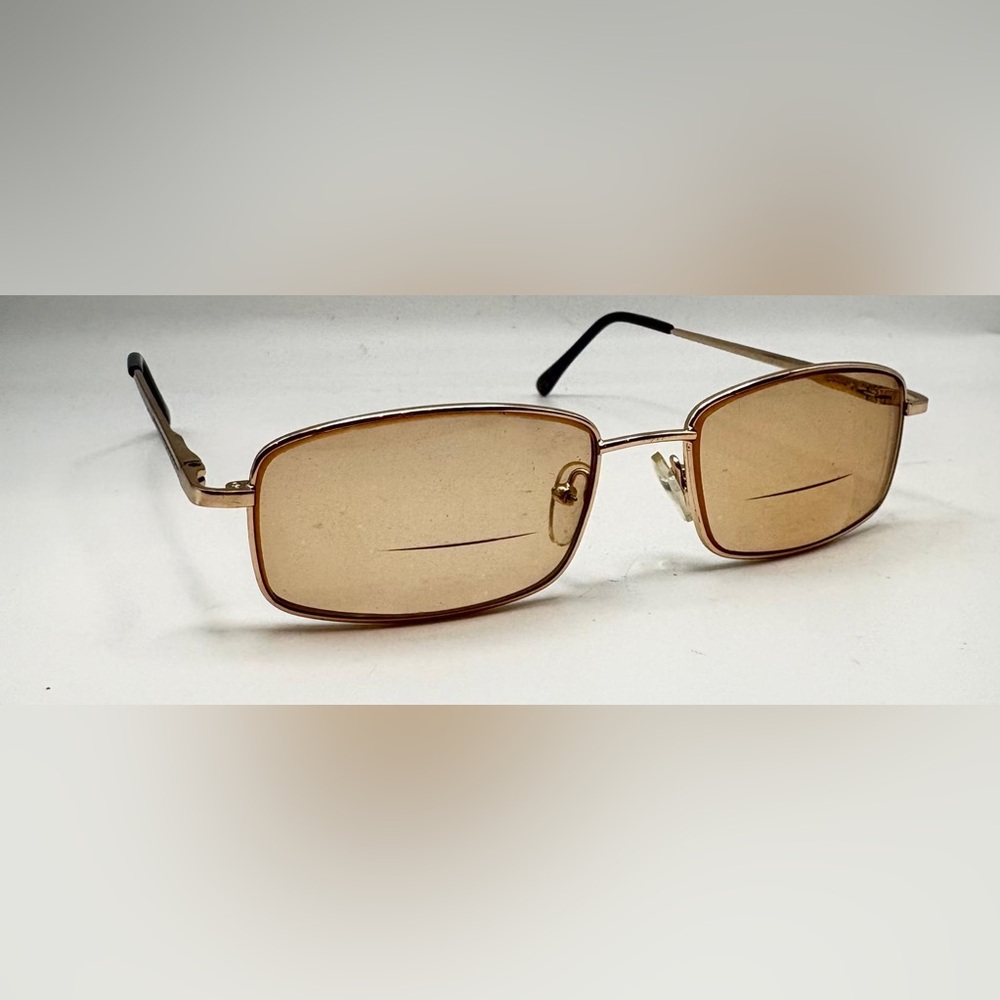 Envision Gold Oval Sunglasses Frames Only